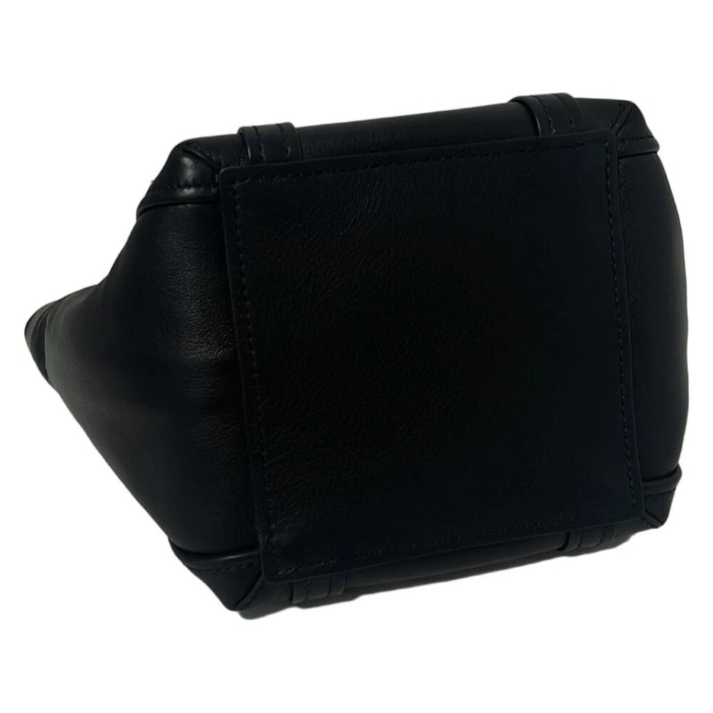 BALENCIAGA Laundry Cover XS Black Leather - Handbag 477-052625 - Picture 5 of 10
